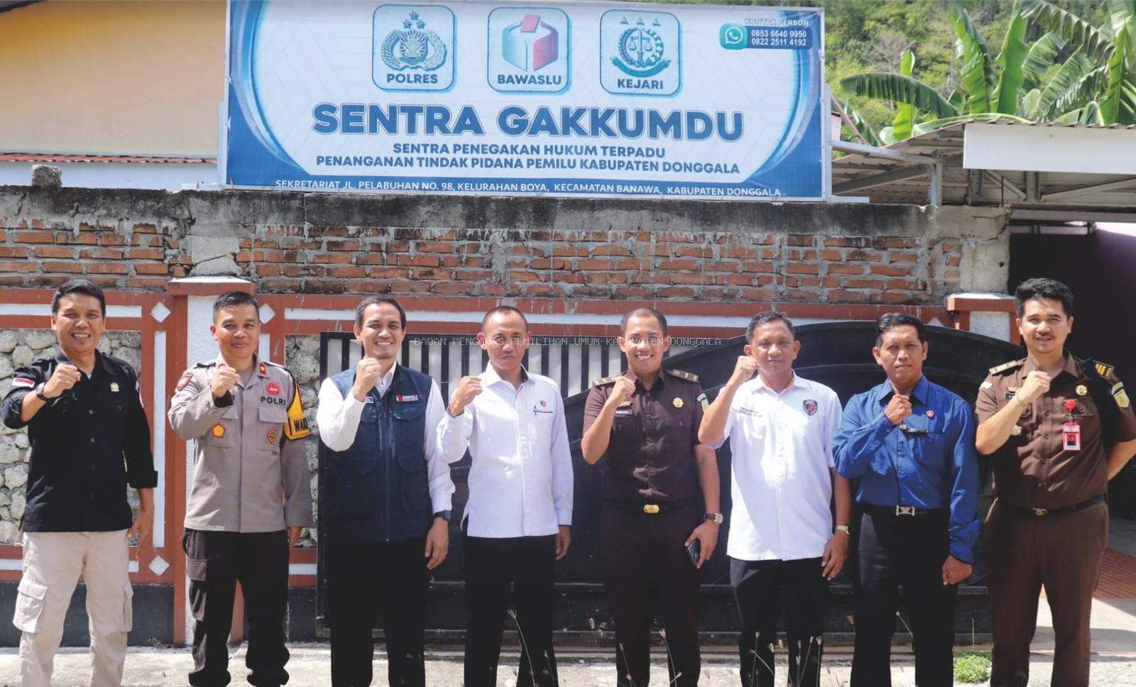 Sinergisme Saat Kunjungan Tim Bareskrim Mabes Polri Ke Sekretariat Sentra Gakkumdu Kabupaten Donggala