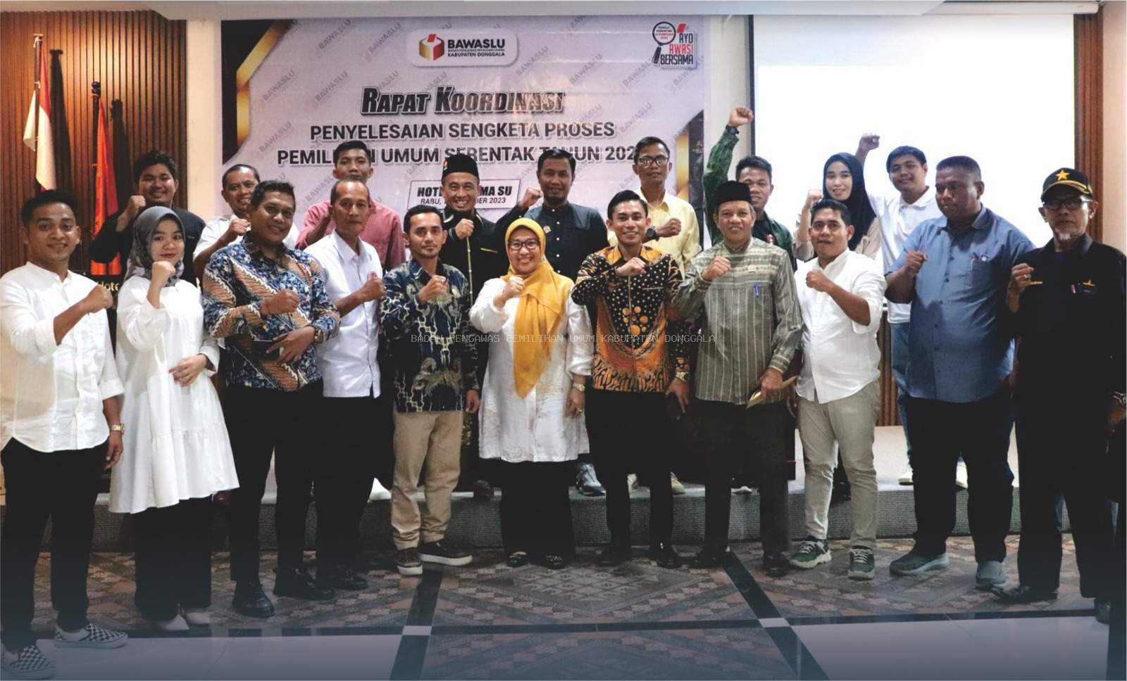 Bawaslu Donggala Gelar Kegiatan Rapat Koordinasi penyelesaian Sengketa Proses Pemilu Bersama Parpol Peserta Pemilu