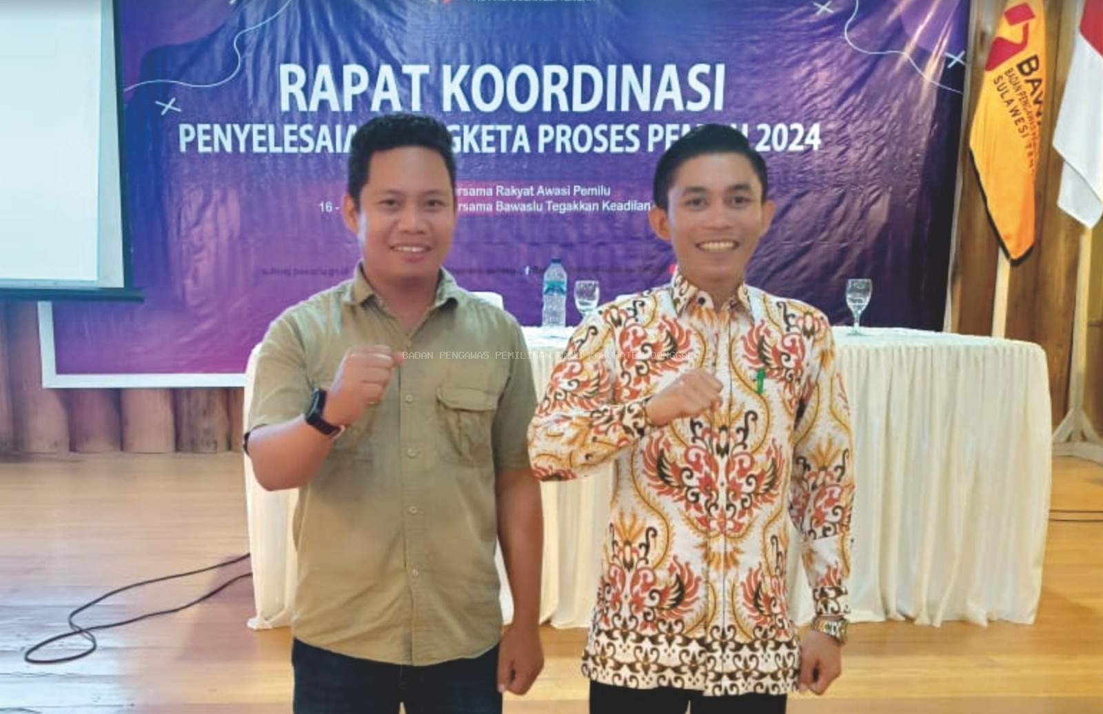 Bawaslu Donggala Hadir Dalam Rakor Penyelesaian sengketa Proses Pemilu