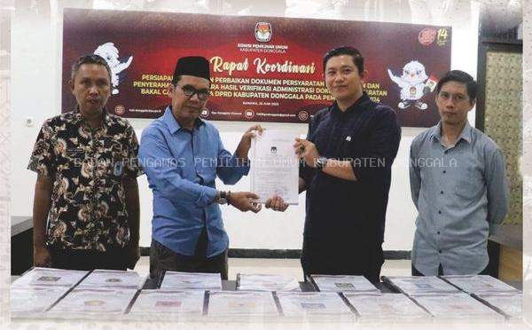 PENGAWASAN HASIL VERIFIKASI ADMINISTRASI DOKUMEN BAKAL CALON LEGISLATIF KABUPATEN DONGGALA
