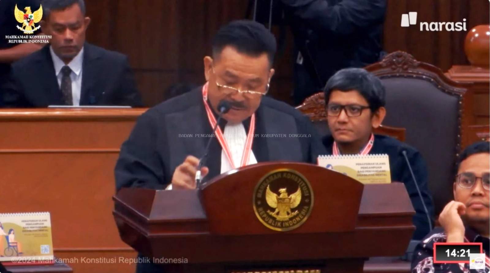 Bawaslu Hadiri Sidang Sengketa Hasil Pilpres 2024 di MK Sebagai Pemberi Keterangan 
