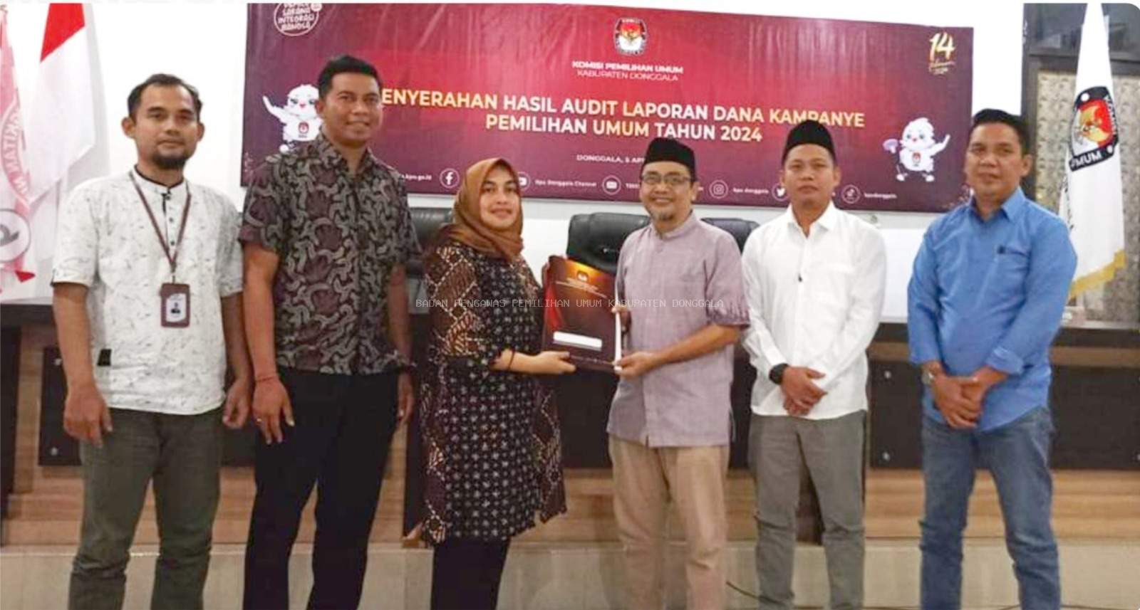 Bawaslu Donggala Awasi Hasil Audit KAP Atas Laporan dan Pengeluaran Dana Kampanye Parpol Peserta Pemilu