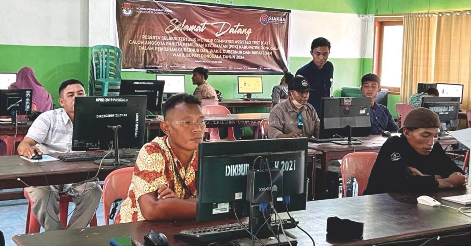 Memasuki Hari Kedua Bawaslu Donggala Awasi Secara Intens Ujian Cat Calon Anggota PPK Untuk Pilkada 2024