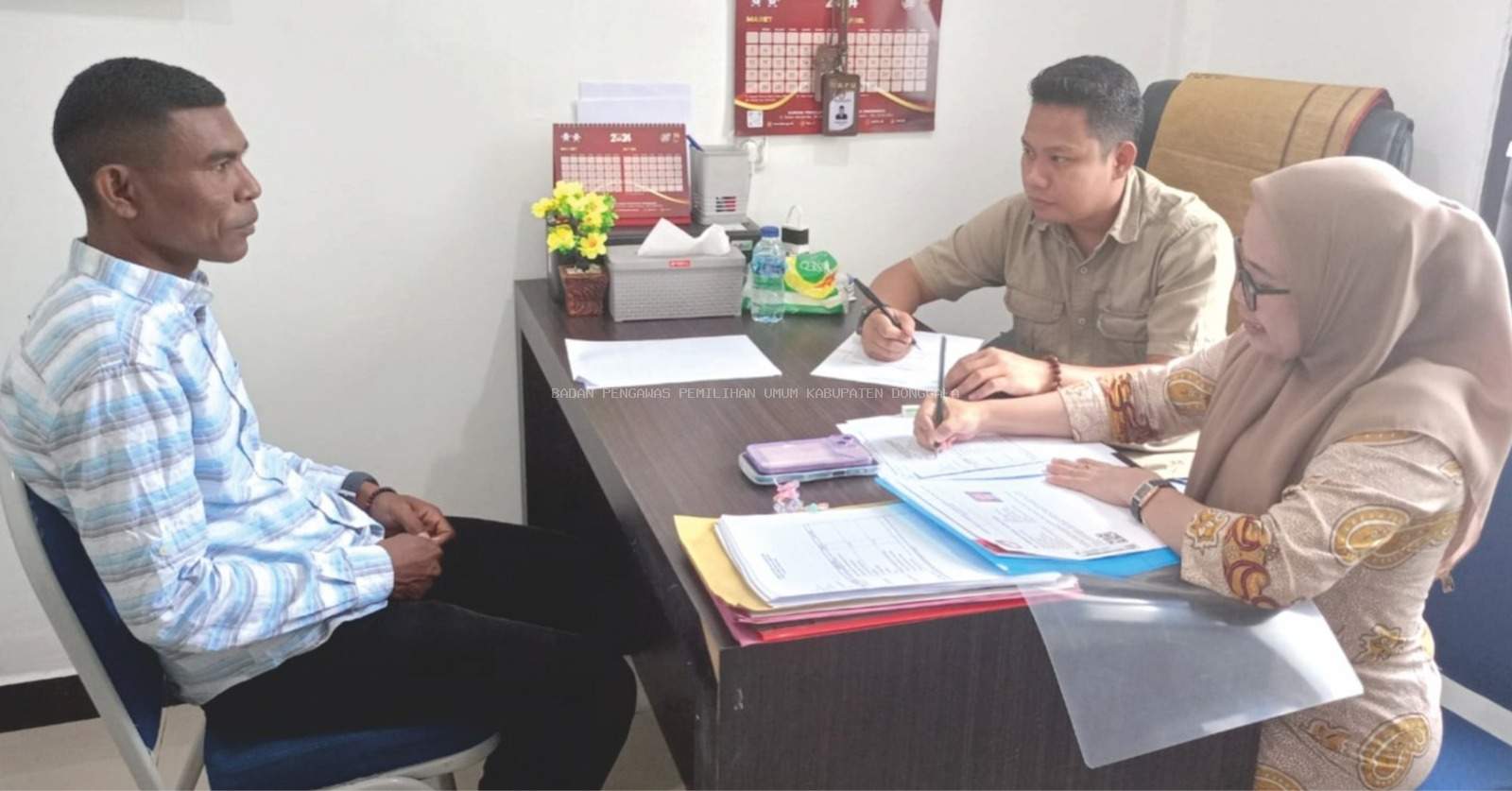 Bawaslu Donggala Awasi Hari Pertama Tes Wawancara Calon Anggota PPK Untuk Pilkada Serentak Tahun 2024