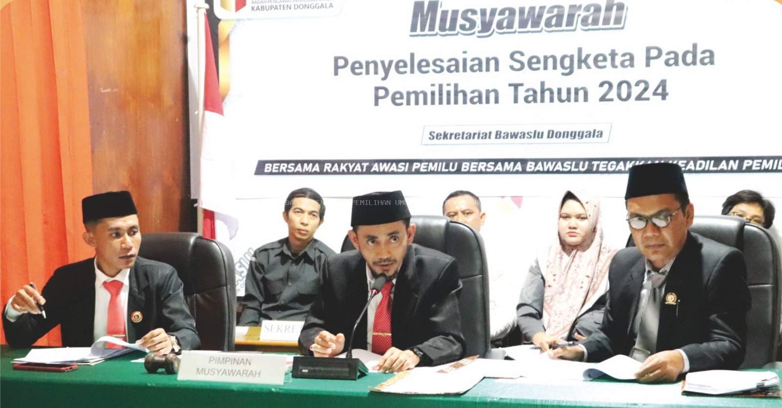 Bawaslu Donggala Gelar Musyawarah Terbuka Sengketa Proses Pilkada Calon Bupati dan Wakil Bupati donggala