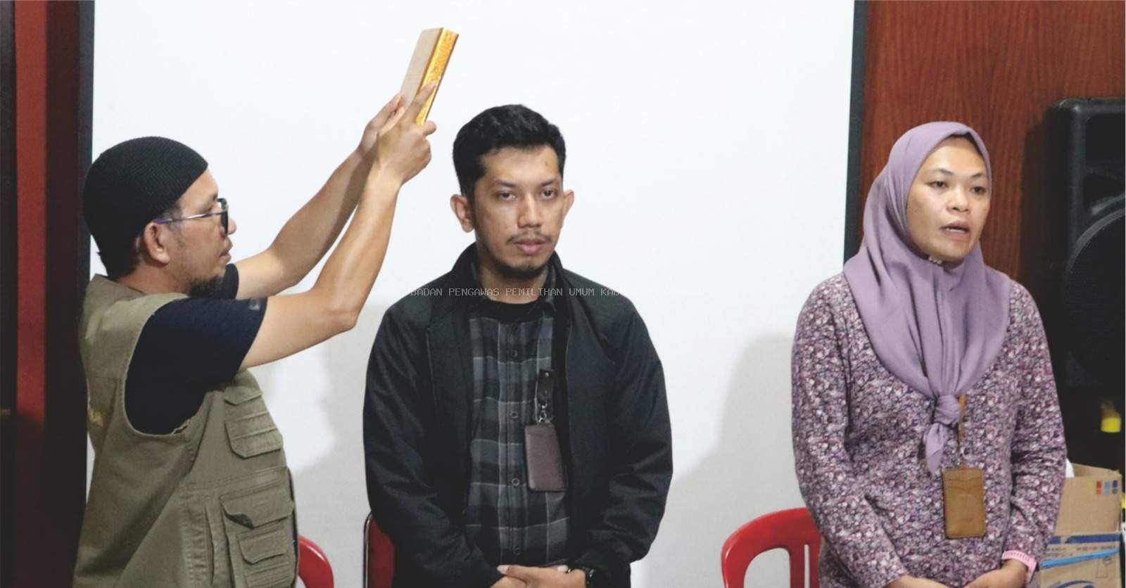 Pemeriksaan Alat Bukti dan Saksi  musyawarah Sengketa Pemilihan Calon Bupati dan Wakil Bupati Donggala