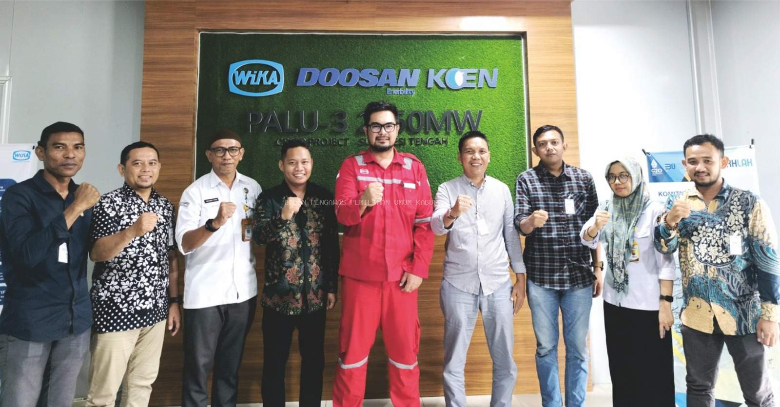 Sambangi PT. Wika Di Kecamatan Sindue Koordinasi Pemetaan Lokasi TPS Khusus Pilkada Bupati Donggala