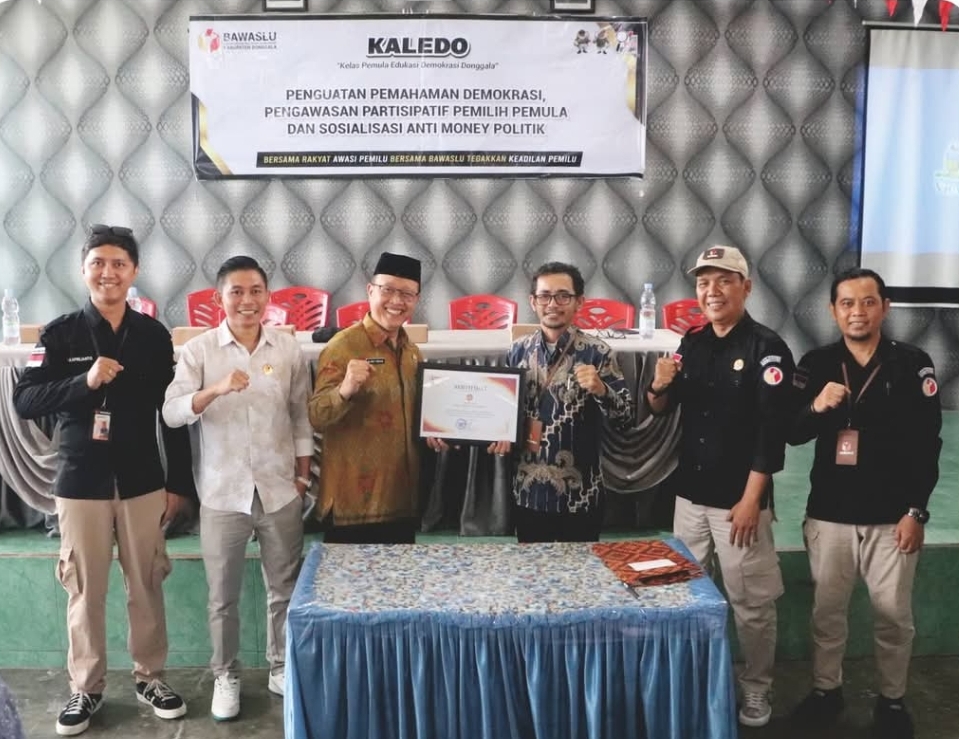 Dari Bangku Sekolah, Bawaslu Donggala Bangun Generasi Pengawas Pemilu Untuk Masa Depan