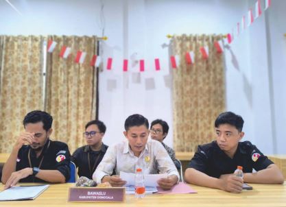 Bawaslu Donggala Kawal Verifikasi PAW Anggota DPRD di KPU Donggala