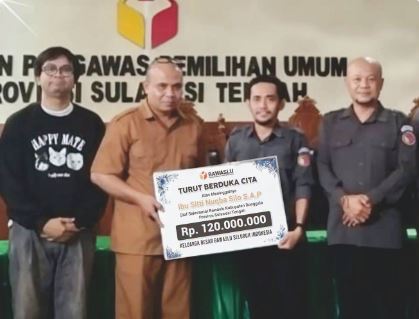 Wujud Kepedulian dan Kebersamaan, Bawaslu RI Salurkan Dana Kerohiman (Santunan Duka)