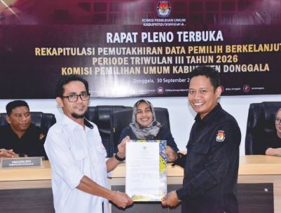 Awasi Pleno PDPB, Bawaslu Donggala Sampaikan Saran Perbaikan Data Pemilih Baru dan Disabilitas