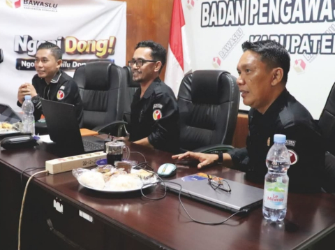 Perkuat Literasi Kepemiluan, Bawaslu Donggala Menggelar Kegiatan P2P Secara Daring
