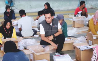 Hari Pertama sortir Dan Lipat Surat Suara, Bawaslu Donggala Lakukan Pengawasan melekat