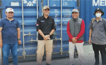 Tim Fasilitasi Rapatkan Barisan Awasi Langsung Kedatangan logistik Pemilu Berdasarakan Standar