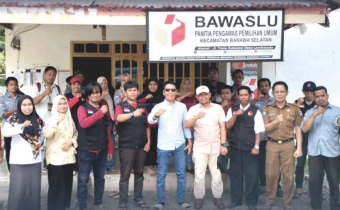 Bawaslu Lakukan pengawasan dengan cermat Sambut pesta demokrasi Dengan riang Gembira