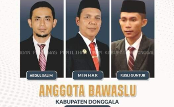SELAMAT DAN SUKSES ATAS TERPILIHNYA ANGGOTA BAWASLU KABUPATEN DONGGALA MASA JABATAN 2023-2028