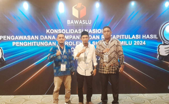 Penguatan Kelembagaan Bawaslu Donggala Hadiri Konsolnas Pengawasan Dana Kampanye Dan rekap Penghitungan Suara