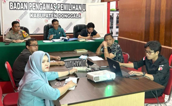 Rapat Pembahasan Sentra Gakkumdu Bawaslu, Keplisian, Kejaksaan Terkait Dugaan Tindak Pidana Pemilu