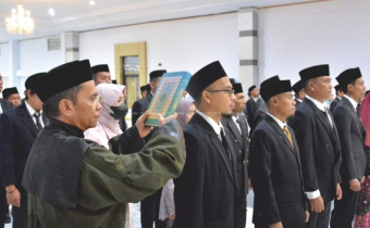 Hadiri Pelantikan PPK Bawaslu Donggala Berharap Kinerja PPK Dalam Pilkada Harus Maksimal