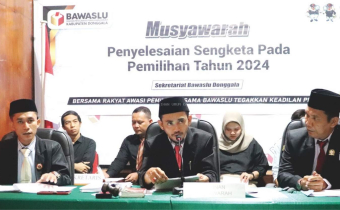 Hari Kedua Bawaslu Donggala Gelar Musyawarah Terbuka Penyelesaian Sengketa Pemilihan 2024