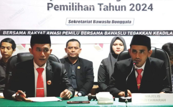 Pembacaan Putusan Musyawarah Terbuka Sengketa Pemilihan Calon Bupati dan Wakil Bupati Donggala Pilkada 2024