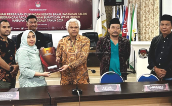 Pengawasan Melekat Penyerahan Syarat Dukungan Calon Bupati dan Wakil Bupati Donggala Pilkada 2024