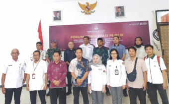 perkuat tugas pengawasan tahapan kepemiluan, Bawaslu Donggala hadiri kegiatan yang digelar KPU Kabupaten Donggala 